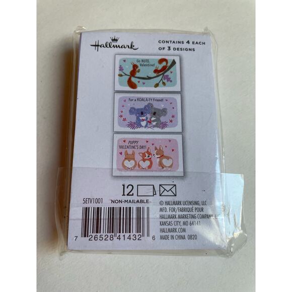 Hallmark Kids Mini Valentines Day Cards Assortment 23 Cards Envelopes New - Picture 3 of 7